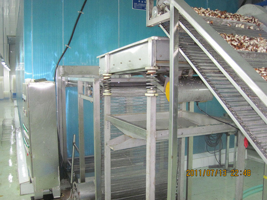 Vibrating screen